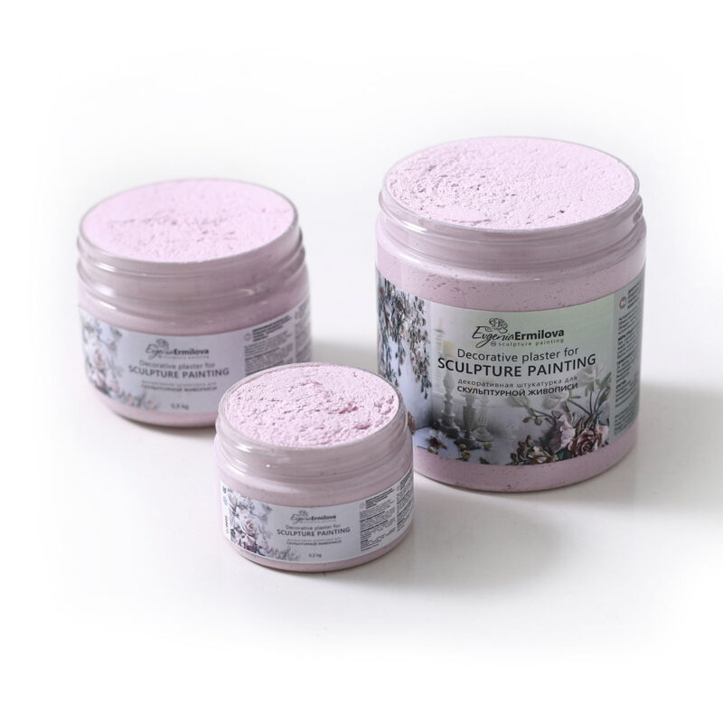Decorative plaster for sculpture painting "Powder" 0.5 Kg