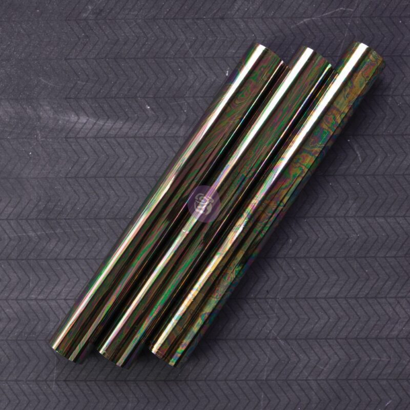 Rub-On Foil Sheets - Rainbow Puddle