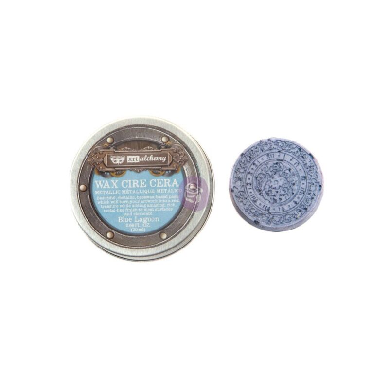Finnabair Metallique Wax -Blue Lagoon