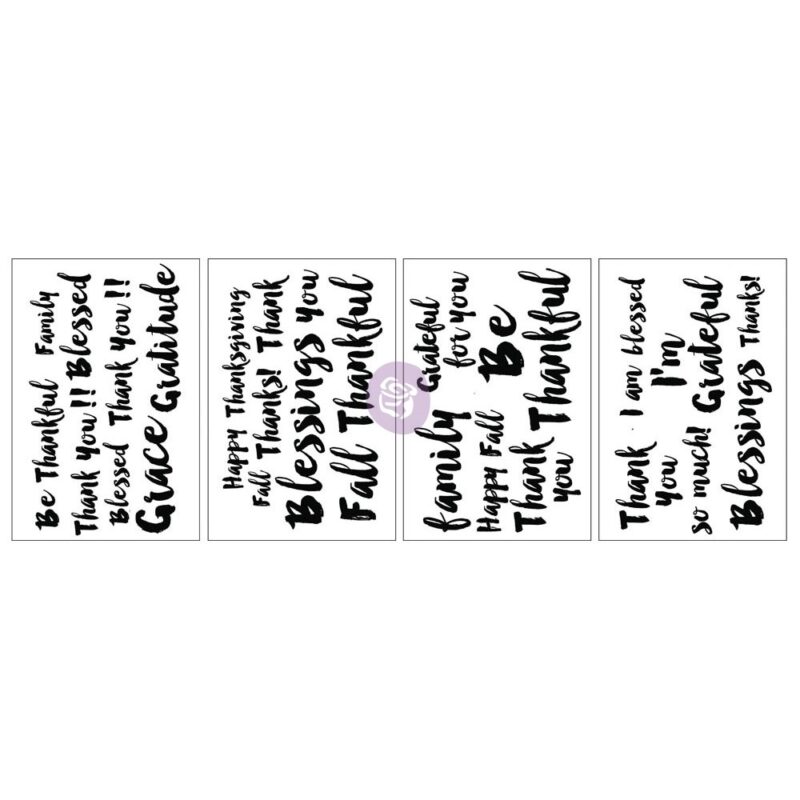 Adhesive Rub-Ons - Blessings