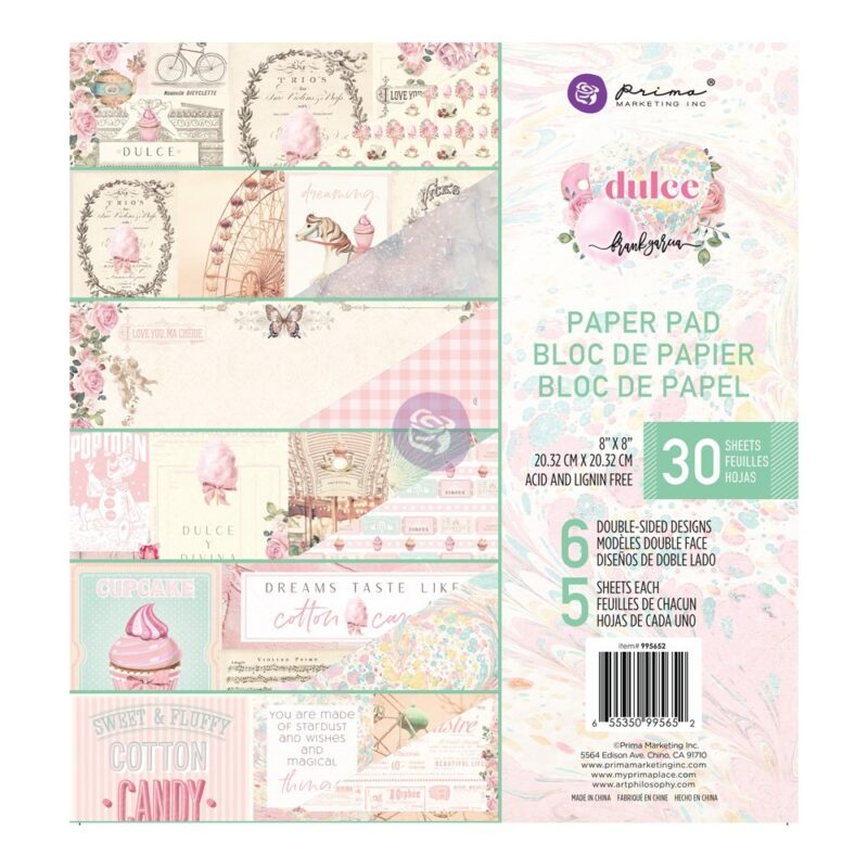 Dulce Collection 8x8 Paper Pad