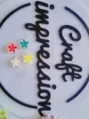 Transperent Acrylic Twinkle Star  beads