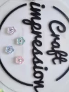 Transperent Acrylic Star beads