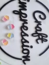 Transperent Acrylic Cup Cake beads