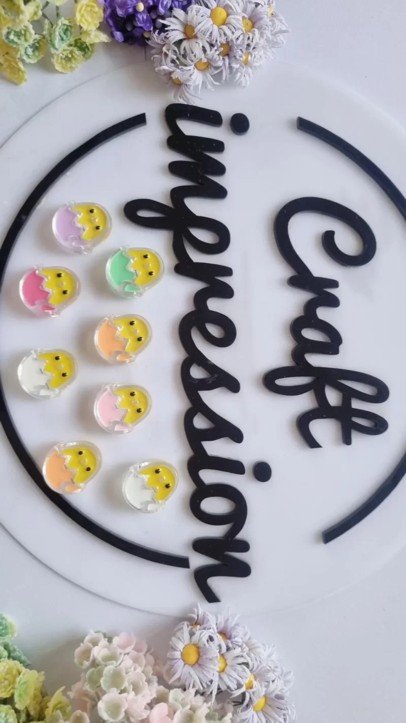 Transperent Acrylic Egg beads