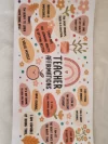 Waterproof Cup wraps Transfer Stickers Teacher Affirmations