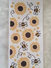 Waterproof Cup wraps Transfer Stickers Big Sunflower bees