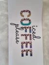 Waterproof Cup wraps Transfer Stickers Iced Coffee Please