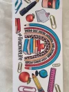 Waterproof Cup wraps Transfer Stickers  Teacher Life