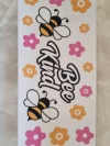 Waterproof Cup wraps Transfer Stickers Bee Kind