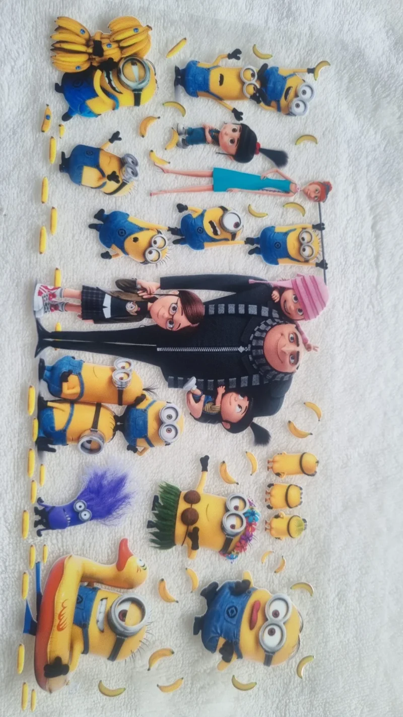 Waterproof Cup wraps Transfer Stickers Minions
