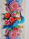 Waterproof Cup wraps Transfer Stickers Woodpecker With Flowers