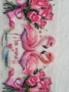 Waterproof Cup wraps Transfer Stickers Be Mine Flamingos