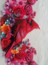 Waterproof Cup wraps Transfer Stickers Red Bird