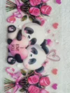 Waterproof Cup wraps Transfer Stickers Panda I Love You
