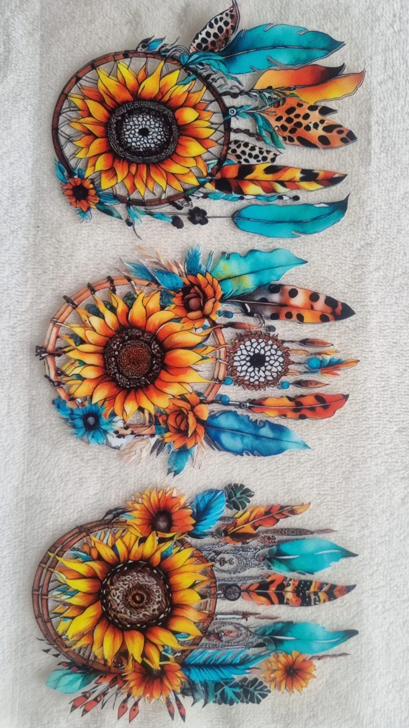 Waterproof Cup wraps Transfer Stickers Dream Catcher