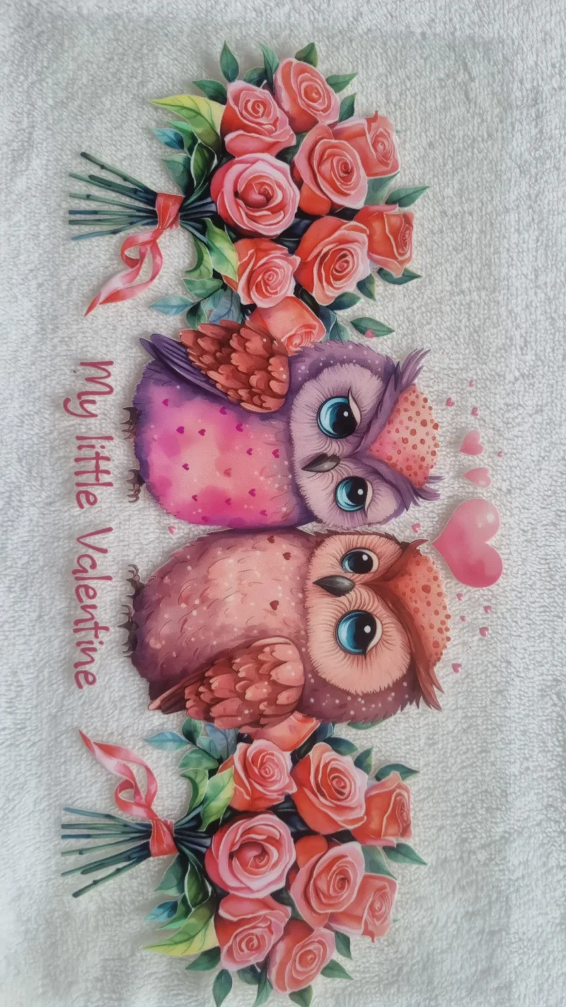 Waterproof Cup wraps Transfer Stickers My Little Velentine