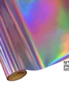 Lavender Hologram - Rainbow Foil - Roll ( 12 - inch x3ft ) Purple / Solid