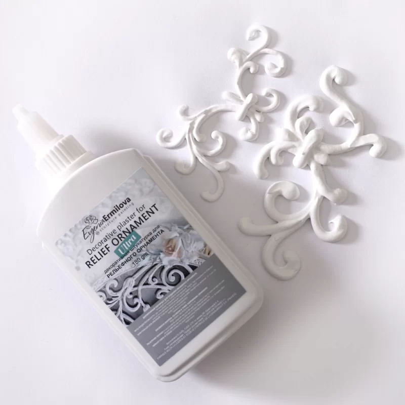 "White" 0.18 kg Relief Ornament
