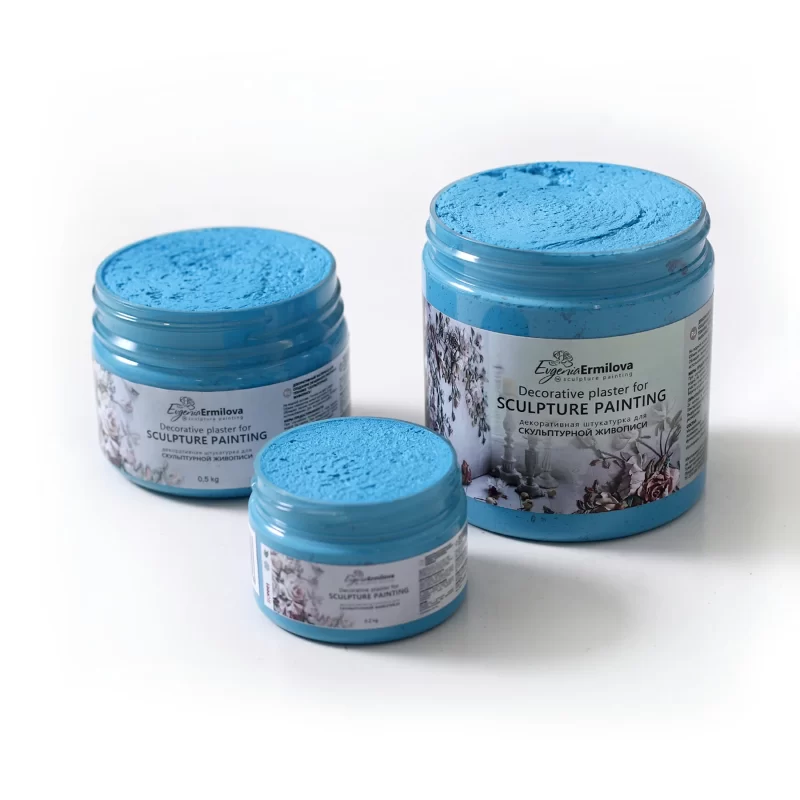 Decorative sculpture painting "Cornflower" 0.5 kg