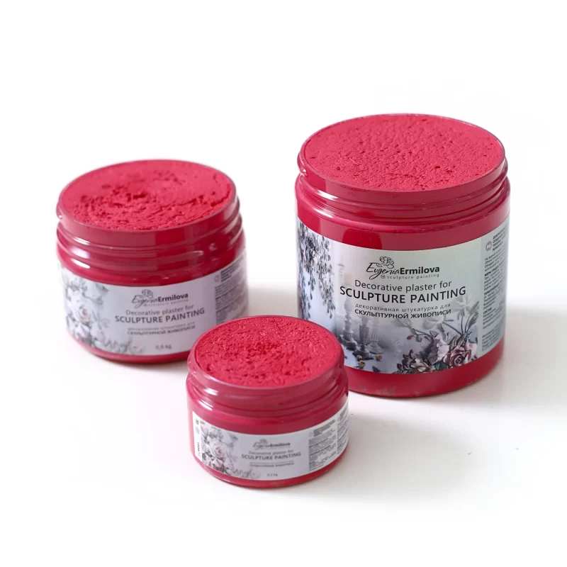 Decorative plaster for sculpture painting "Karkade" 0.5 kg