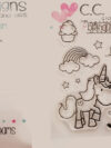 Unicorn Dreams Clear Stamps