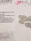 Love Word Metal Die